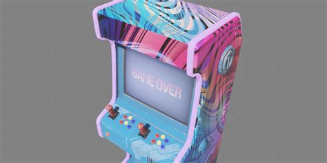 Cyberpunk Arcade Machine - Blender Market