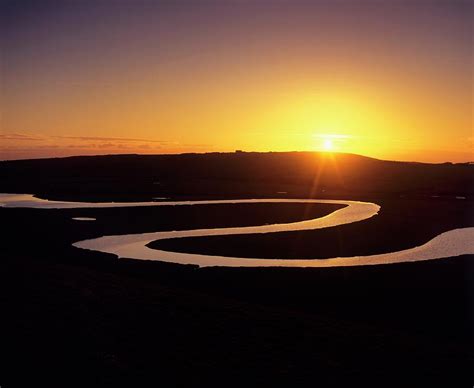 Meandering River Photograph by Martin Bond/science Photo Library | Fine ...