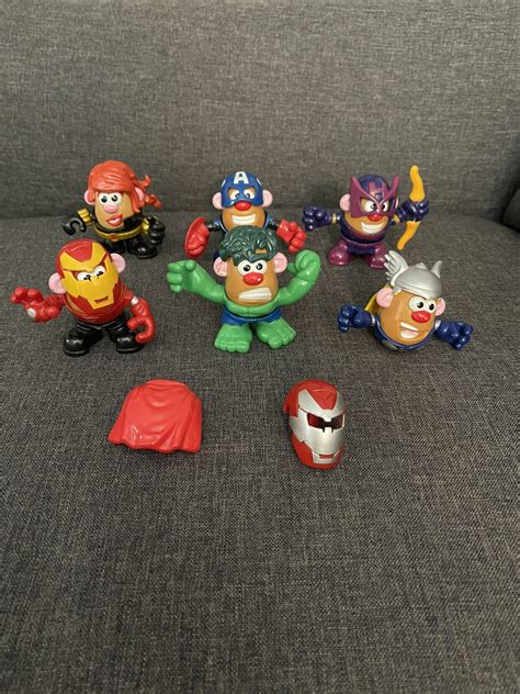 Hasbro Mr Potato Head Marvel Avengers Mini Mixable Mashable Figures Lot