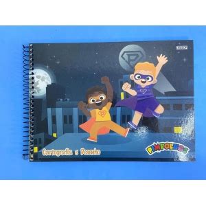 Caderno Desenho Capa Dura Espiral 60 Folhas SD Chloe Papelaria Fofa