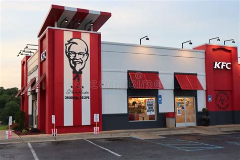 Kentucky Fried Chicken Restaurant Exterior Editorial Stock Image