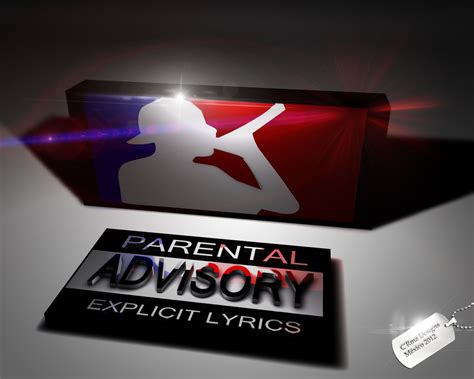 Rap Parental Advisory 3D by CRmzDesigns on DeviantArt