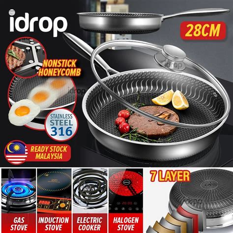 Idropmy Cm Layer Sus Stainless Steel Honeycomb Nonstick