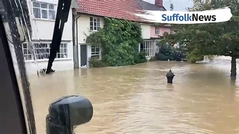 Storm Babet Flooding In Debenham Video Dailymotion