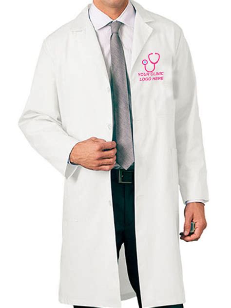 Executive Mens Lab Coat Personalized Medical Apron Hospital Uniform