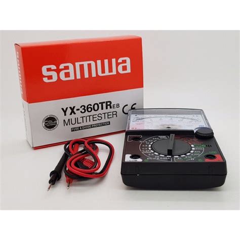 Jual Multitester Multimeter Avometer Analog Samwa Yx 360tr Original 100 Shopee Indonesia