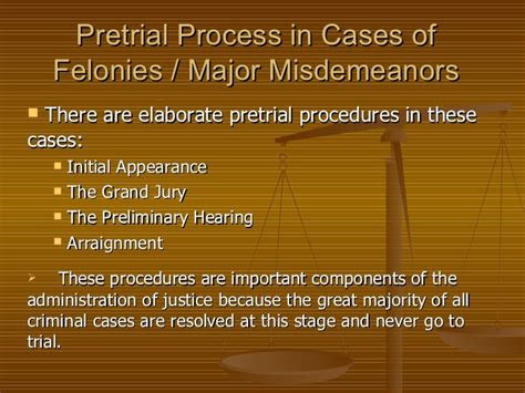 Ch 17 Pretrial Process