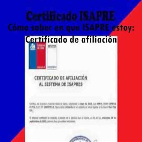 C Mo Saber En Que Isapre Estoy Certificado De Afiliaci N Elyex