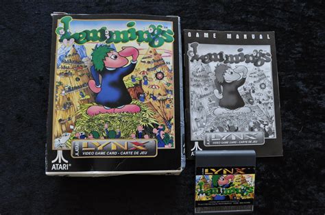 Lemmings Boxed Atari Lynx Retrogameking Retrogameking