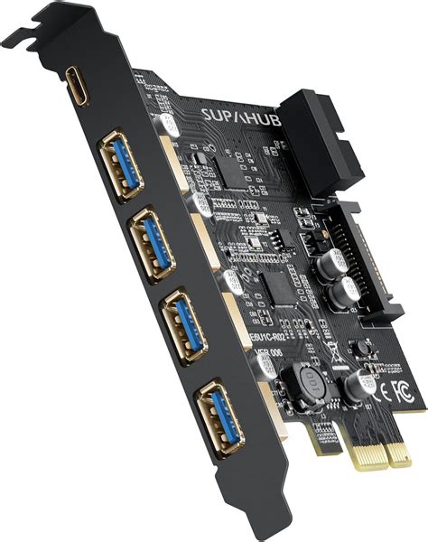 CSL 4 Port USB 3 0 Super Speed Karte PCIe Express Controllerkarte