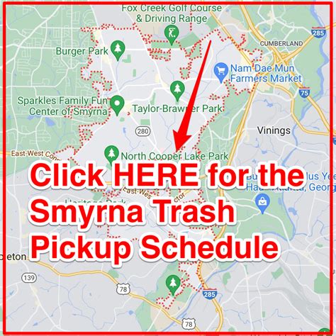 Smyrna Trash Schedule Bulk Pickup Holidays Maps