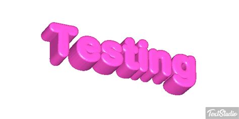 Testing Word Animated Logo Designs