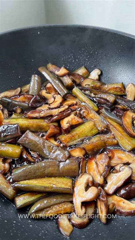 Teriyaki Eggplant And Mushroom Rice Bowl The Foodie Takes Flight