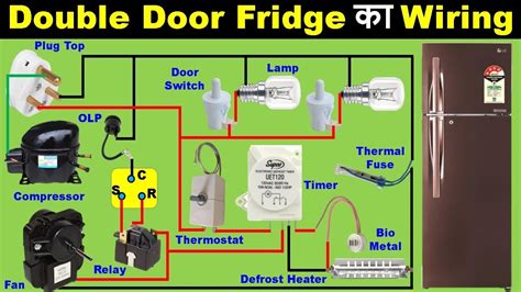 Double Door Fridge Repairing And Connection Double Door Refrigerator