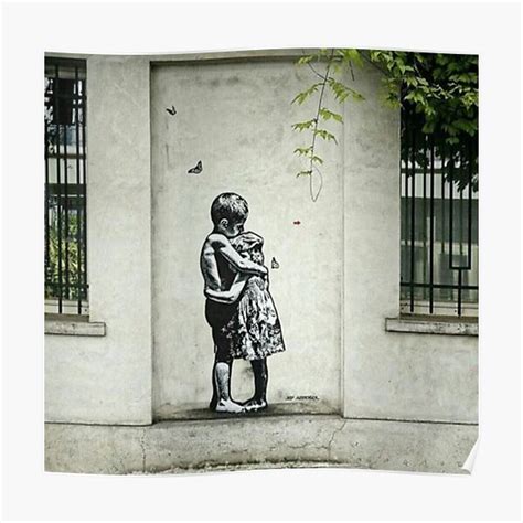 "Banksy street art" Poster for Sale by sranje | Redbubble