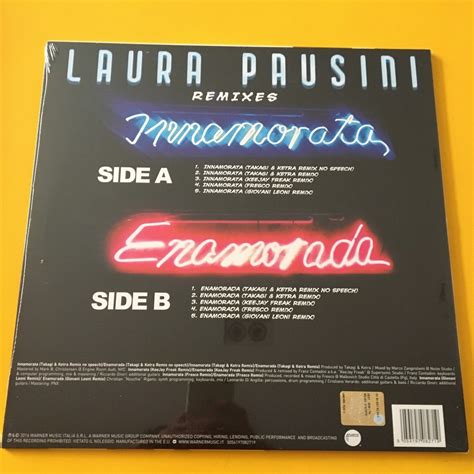 Lp Innamorata Enamorada Remixes Laura Pausini Vinil R Em