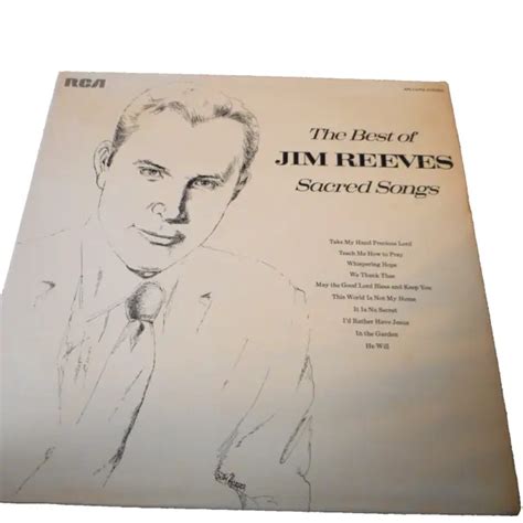 The Best Of Jim Reeves Sacred Songs 1974 Vinyl Lp Record Album 9 45 Picclick Ca