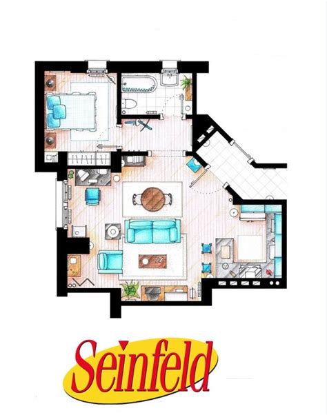 Jerry Seinfeld Apartment Floor Plan