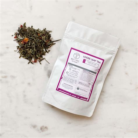 Big T NYC UNEXPECTED FLING Organic Sencha Green Tea + Rose, Cherry
