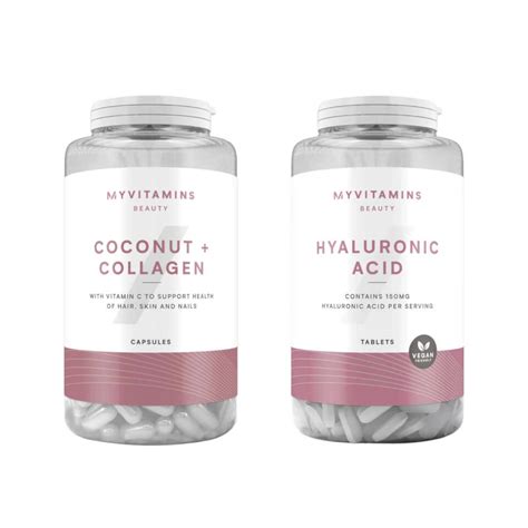 Myvitamins Coconut And Collagen Hyaluronic Acid Bundle FREE Delivery