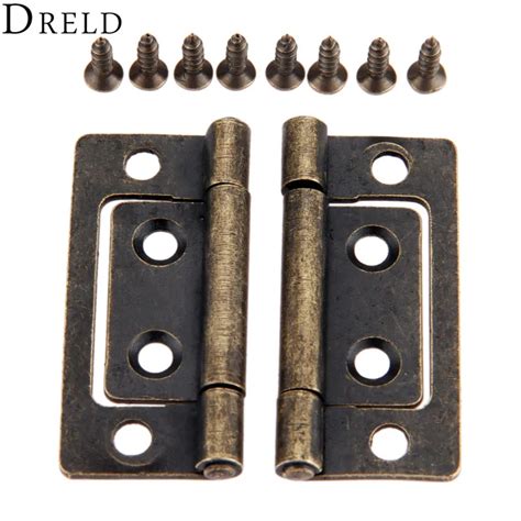 Dreld Pcs X Mm Furniture Hinges Cabinet Drawer Door Butt Hinge