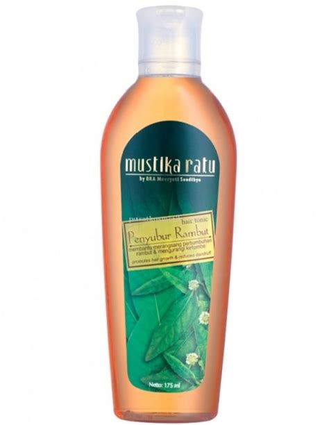 Mustika Ratu Hair Tonic Penyubur Rambut 175 Ml Lazada Indonesia