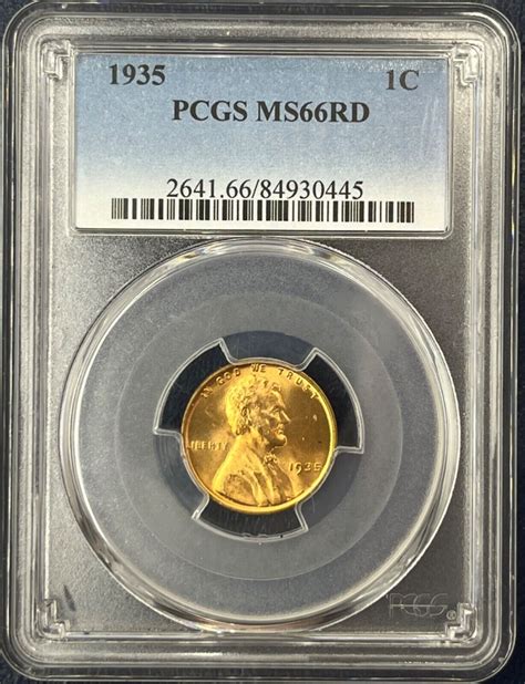 Lincoln Cent Pcgs Ms Rd Ebay