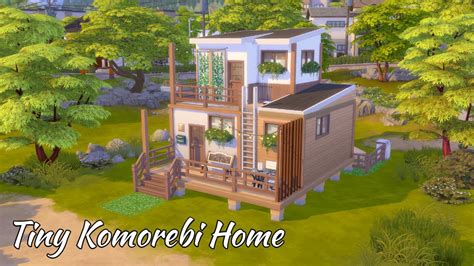 Tiny Komorebi Home Sims Speed Build No Cc Youtube