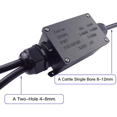 Caja De Conexiones A Prueba De Agua IP68 Conectores De Cable Conector