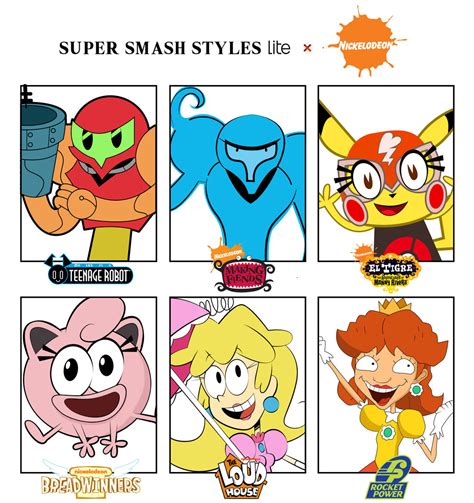 Super Smash Styles Lite X Nickelodeon Part 1 By Xeternalflamebryx On