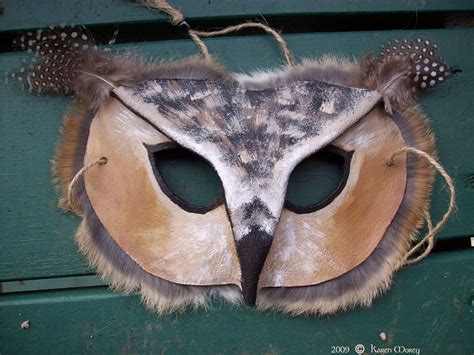 Great Horned Owl Mask By Savagedryad On Etsy