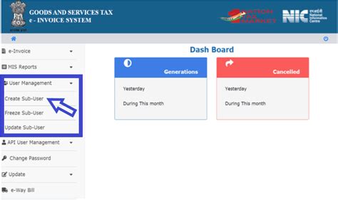 E Invoice Generation In Gst And Irp Portal User Management Guide