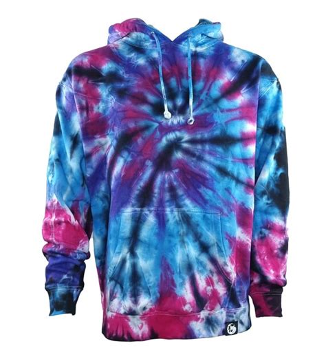 Blue Tie Dye Hoodie Pink Tie Dye Hoodie Spiral Tie Dye - Etsy