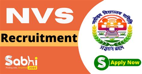 NVS Jobs Notification 2024 Apply Online For 500 TGT PGT Vacancies