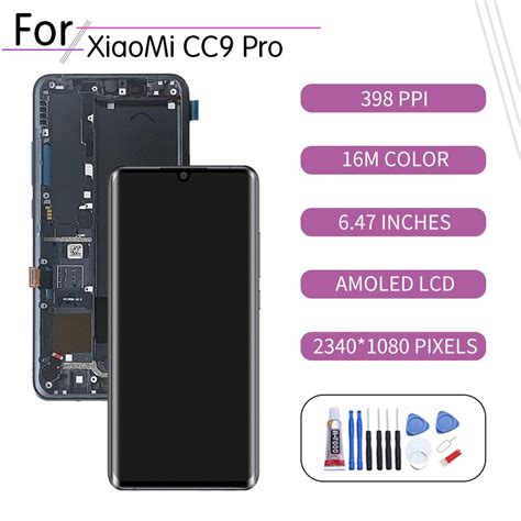 Pantalla Lcd Original Para Xiaomi Mi Cc Pro Montaje De Digitalizador