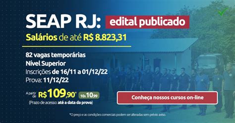 Concurso SEAP RJ Tudo Sobre O Edital