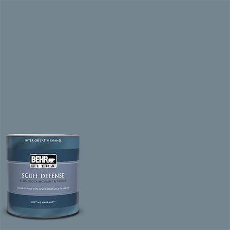 Behr Ultra Qt N Adirondack Blue Extra Durable Satin Enamel