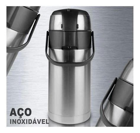Garrafa Térmica 3 Litros Inox