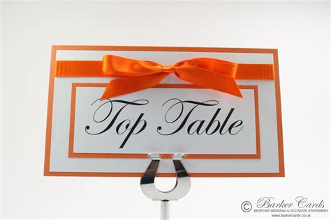 Wedding Table Name Cards