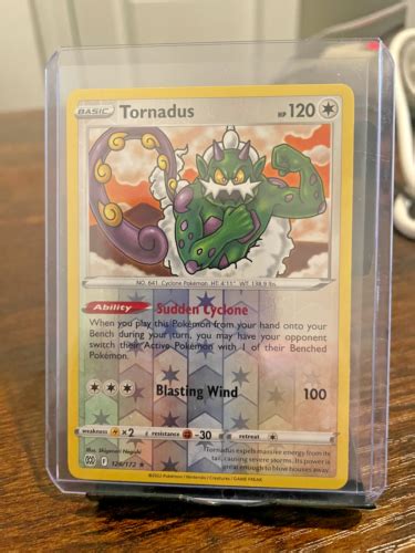 Pokemon Tornadus 126172 Reverse Holo Rare Brilliant Stars W1 Ebay