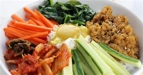vegan bibimbap  doesnt taste  chicken