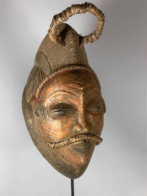 Punu African Female Mask From The Punu Gabon Verkocht