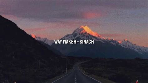 Way Maker Sinach Lyrics Youtube