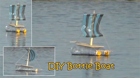 Diy Boat Using Bottle Boat Crafts Boat Sailboat Craft