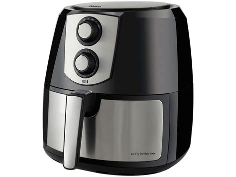 Fritadeira Elétrica sem Óleo Air Fryer Philco Fry Jumbo Inox Preto 7