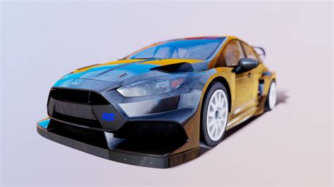 Ken Block | Ford Focus RS RX Gymkhana - Download Free 3D model by kevin ...