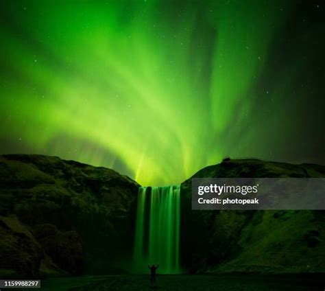 Glowing Waterfall Photos And Premium High Res Pictures Getty Images