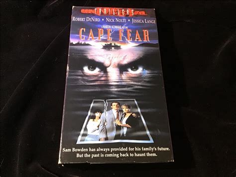 Vhs Cape Fear Robert De Niro Nick Nolte Jessica Lange Juliette