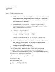 Understanding Stoichiometry And Limiting Reagents In Chemistry Course