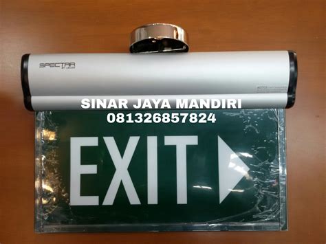 Jual Lampu Exit Emergency Spectra Sinar Jaya Mandiri Plaza Kenari Mas